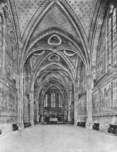View of the Interior of the Upper Church by Italian School